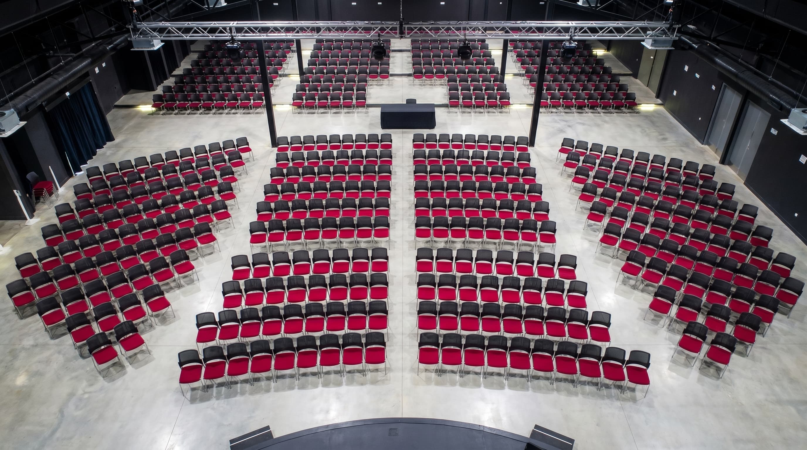 Vista aérea del auditorio